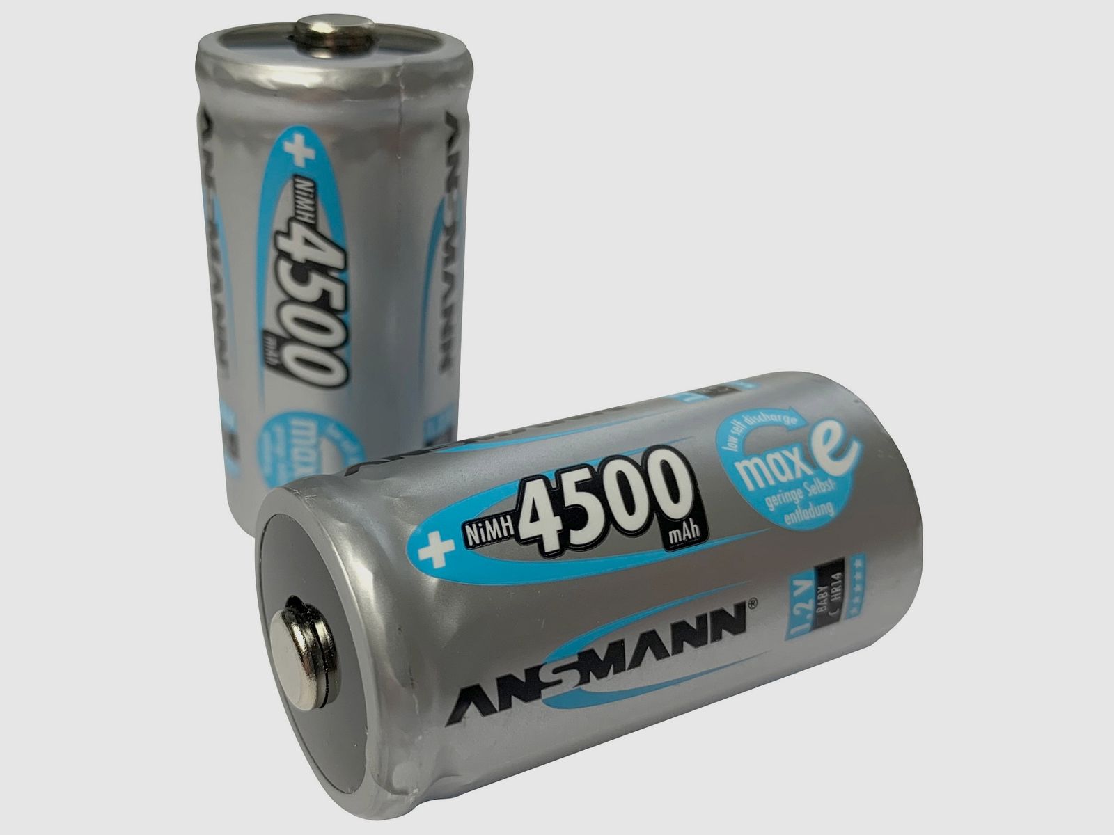 6 Stück 1,2 V NiMH Akkus 4500 mAh