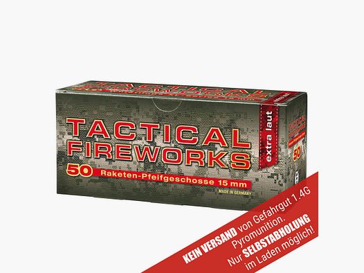 UMAREX Tactical Fireworks Whistle 15mm / Cartouche sifflet / 50 pièces.