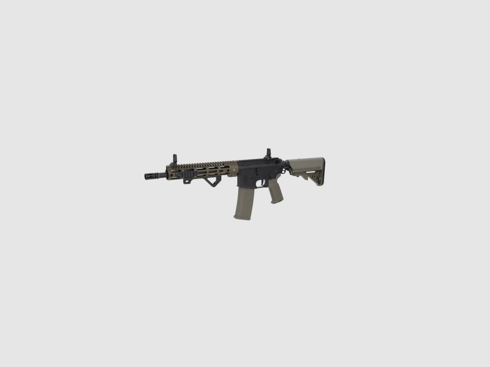 SA M4 Carbine M-LOK (SA-P20 PRIME™ Aster II ETU BLDC™) Rifle Airsoft Libre a partir de 18 - Negro/Oliva -F-