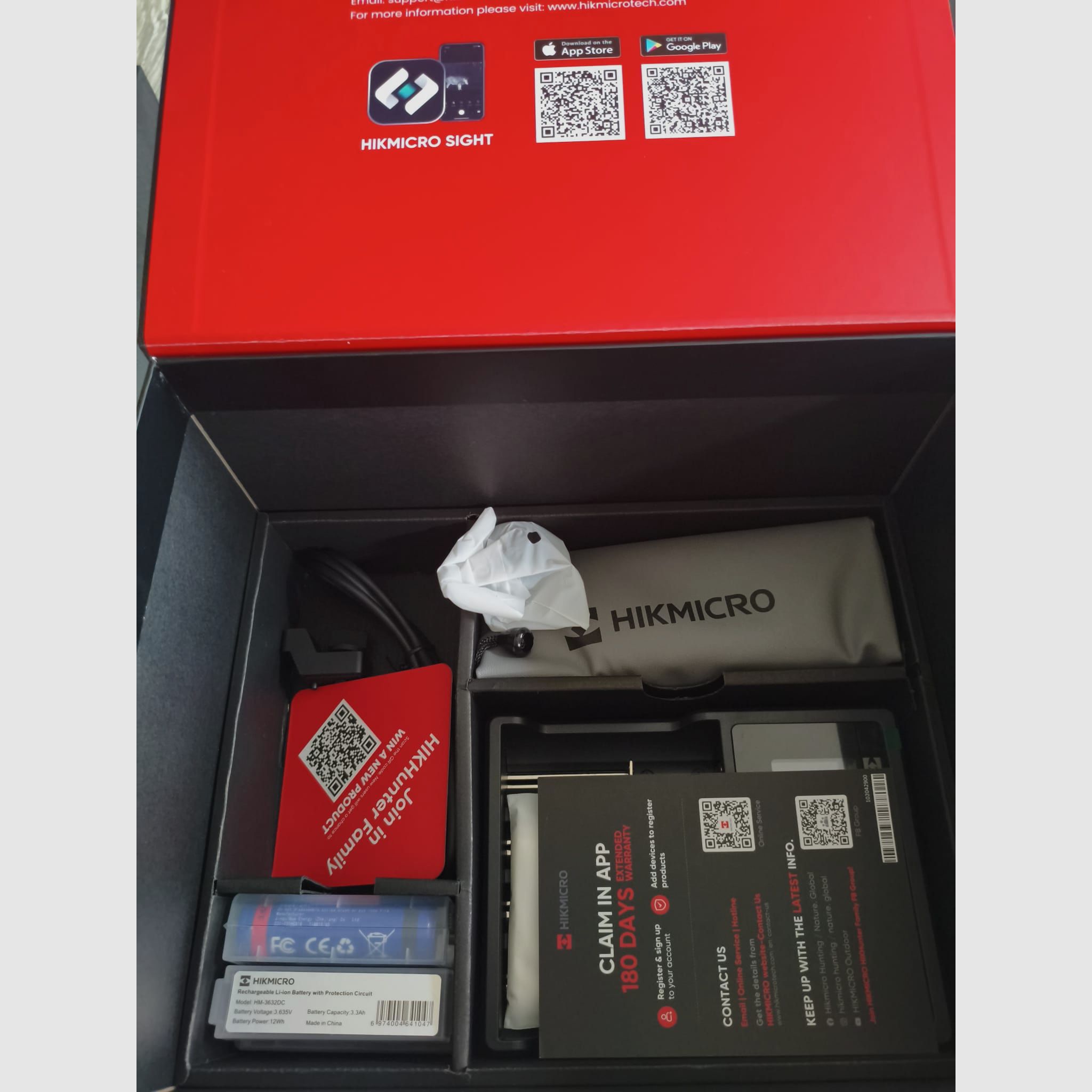 Hikmicro Habrok 4K HE25L 2.0 visor térmica, imagen 2 de 8
