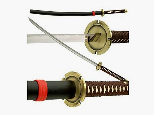 Anime spada samurai con fodero in legno