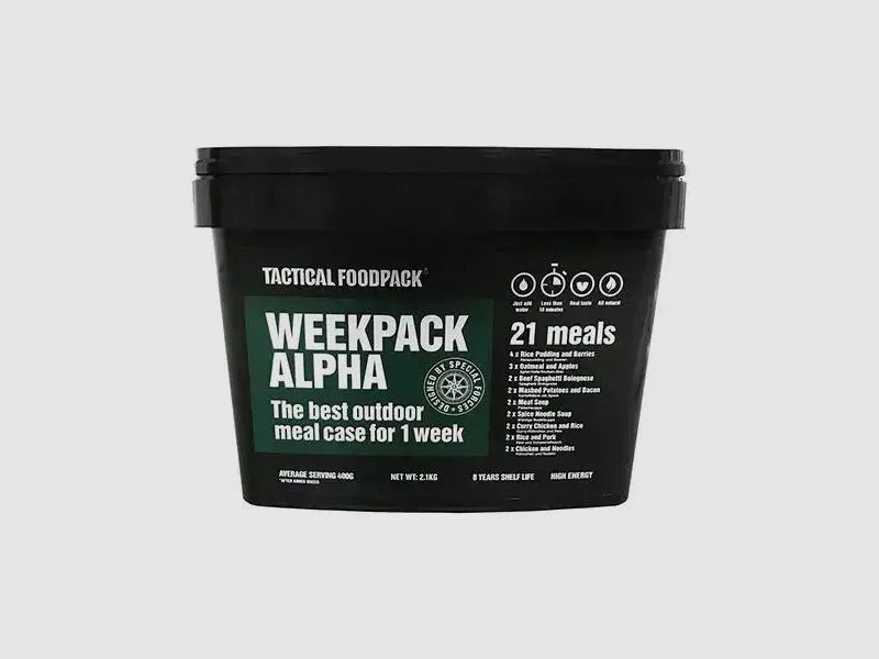 Tactical Foodpack Tactical Foodpack Weekpack Alpha