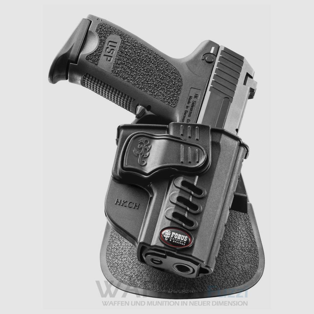 Paddle Holster für H&K USP Compact mit Ziehwinkelverstellung