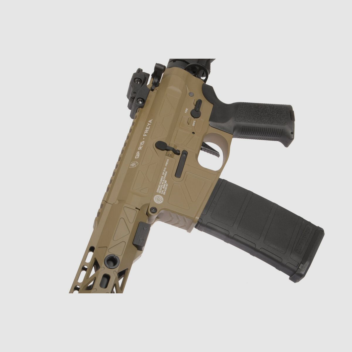 GP R15 FREYA 14" CNC Mlok FREYA ALPHA S-AEG Tan Frei ab 18 Jahren | Delta Armory