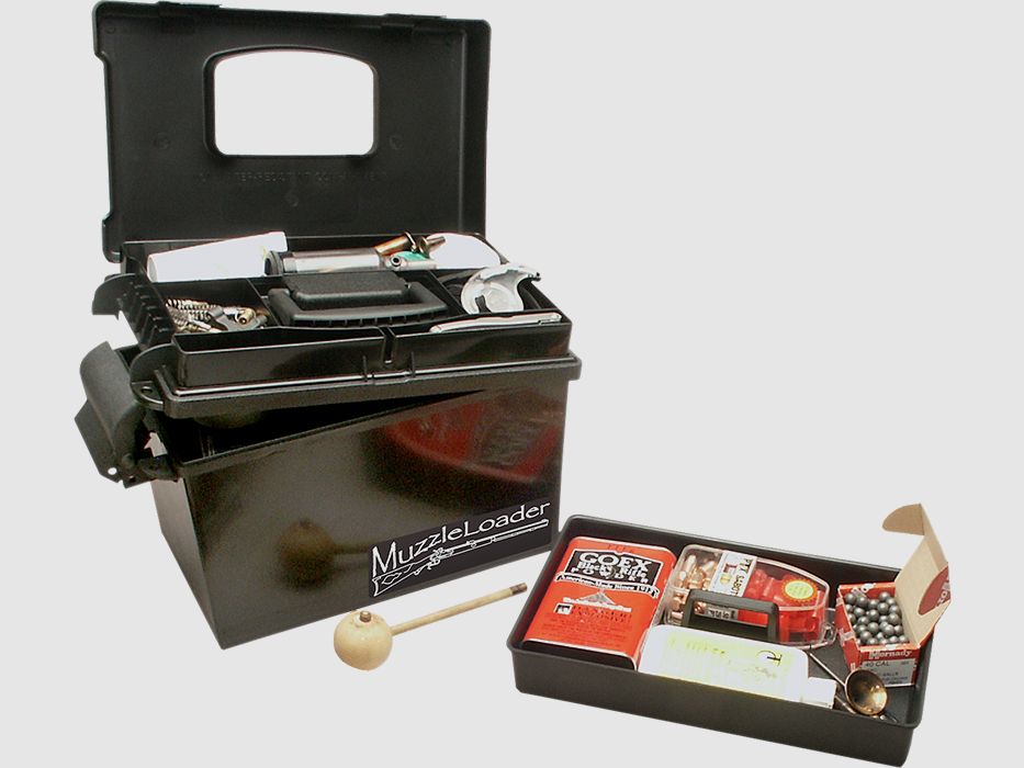 MTM caja de transporte para accesorios de rifles de avancarga ML1-40 negra
