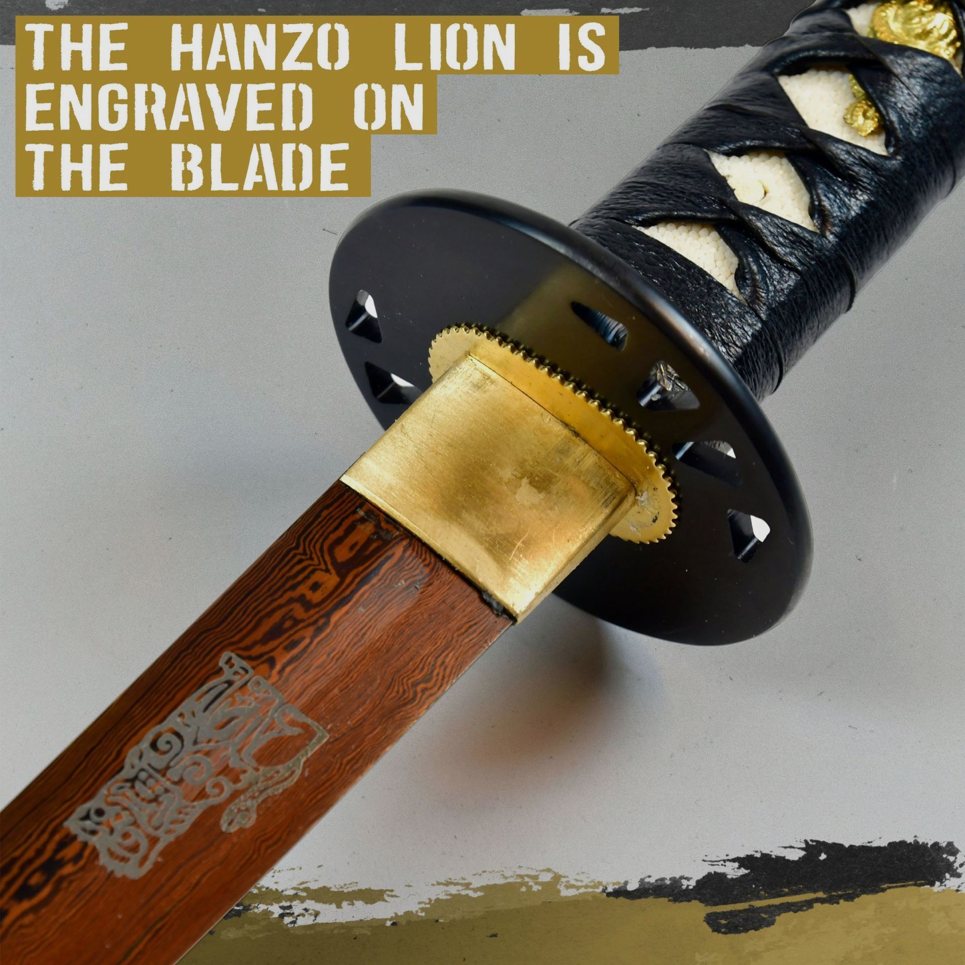 "Töte Bill" - Hattori Hanzo Schwert - Handgeschmiedet & gefaltet, scharf - Blutdamast Edition"