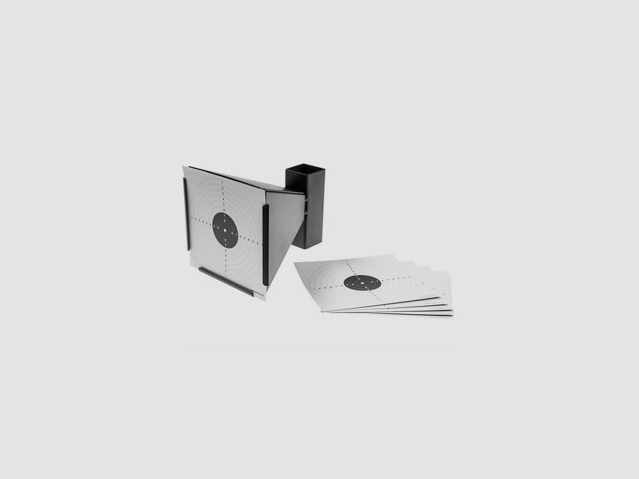 Air rifle pellet trap with targets – cone, image 1 of 2