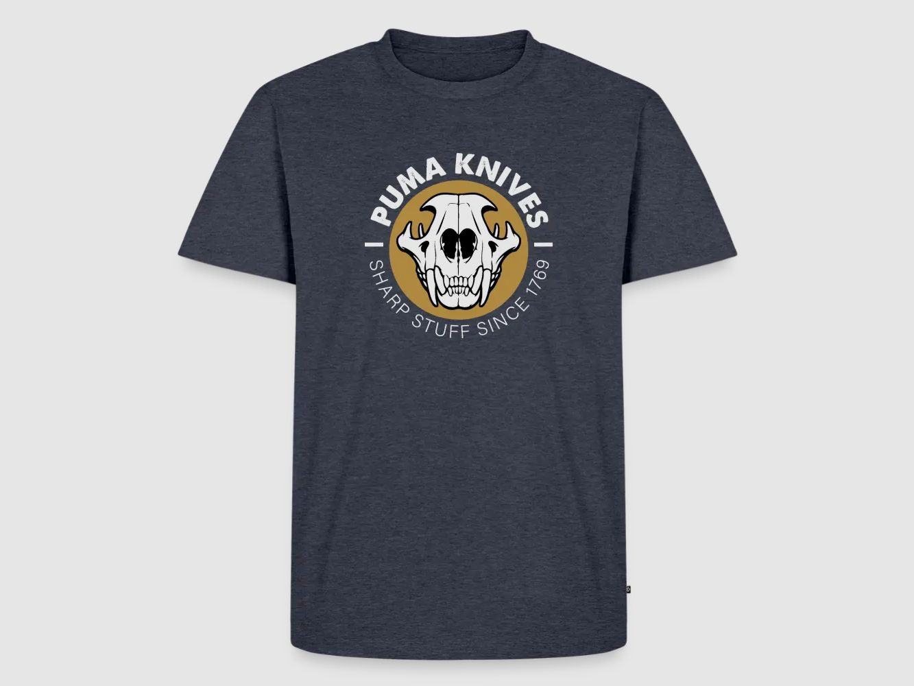 PUMA Męska Premium Koszulka "Skull Frontal Sharp Stuff" Biała