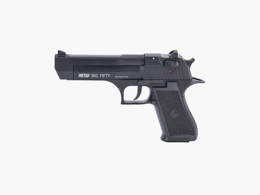 Retay Big Fifty Pistolet à Blanc 9 mm P.A.K Noir