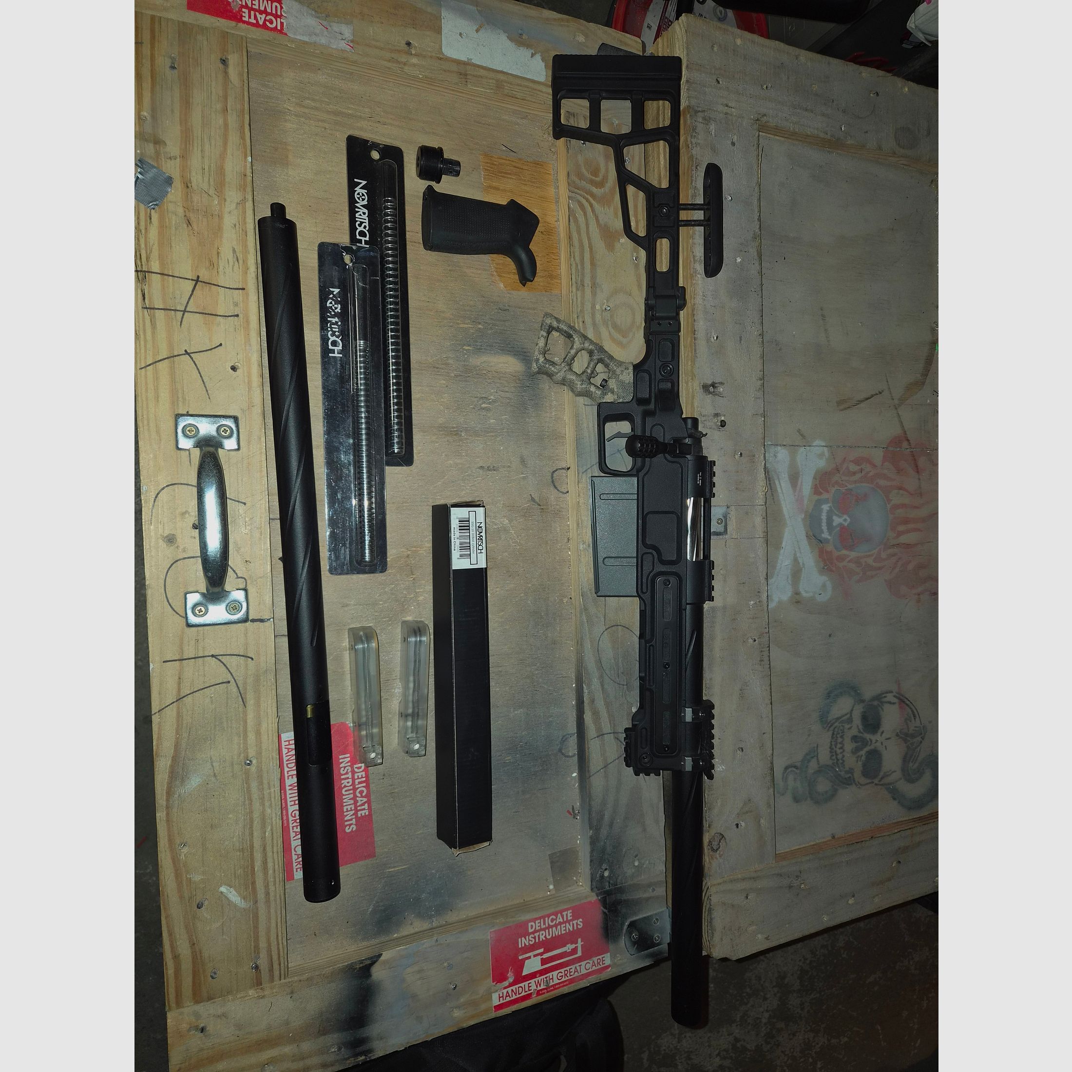 Novritsch SSG 10 A3 Airsoft Snipergeweer met accessoires