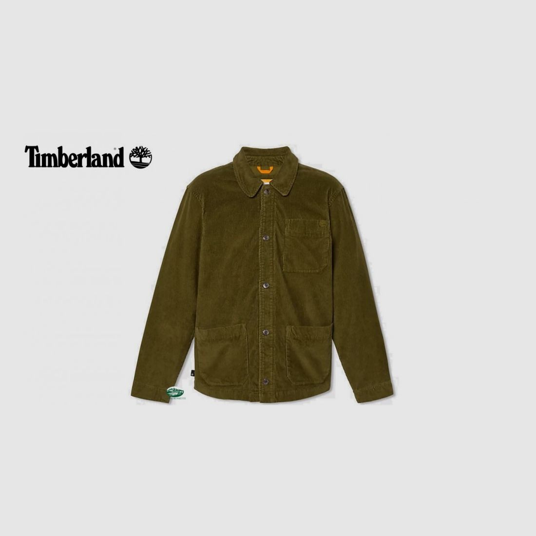 TIMBERLAND Jacke Hemd Samt grün, Bild 1 von 2