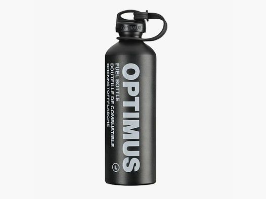 Botella de combustible Optimus Negra 1 litro