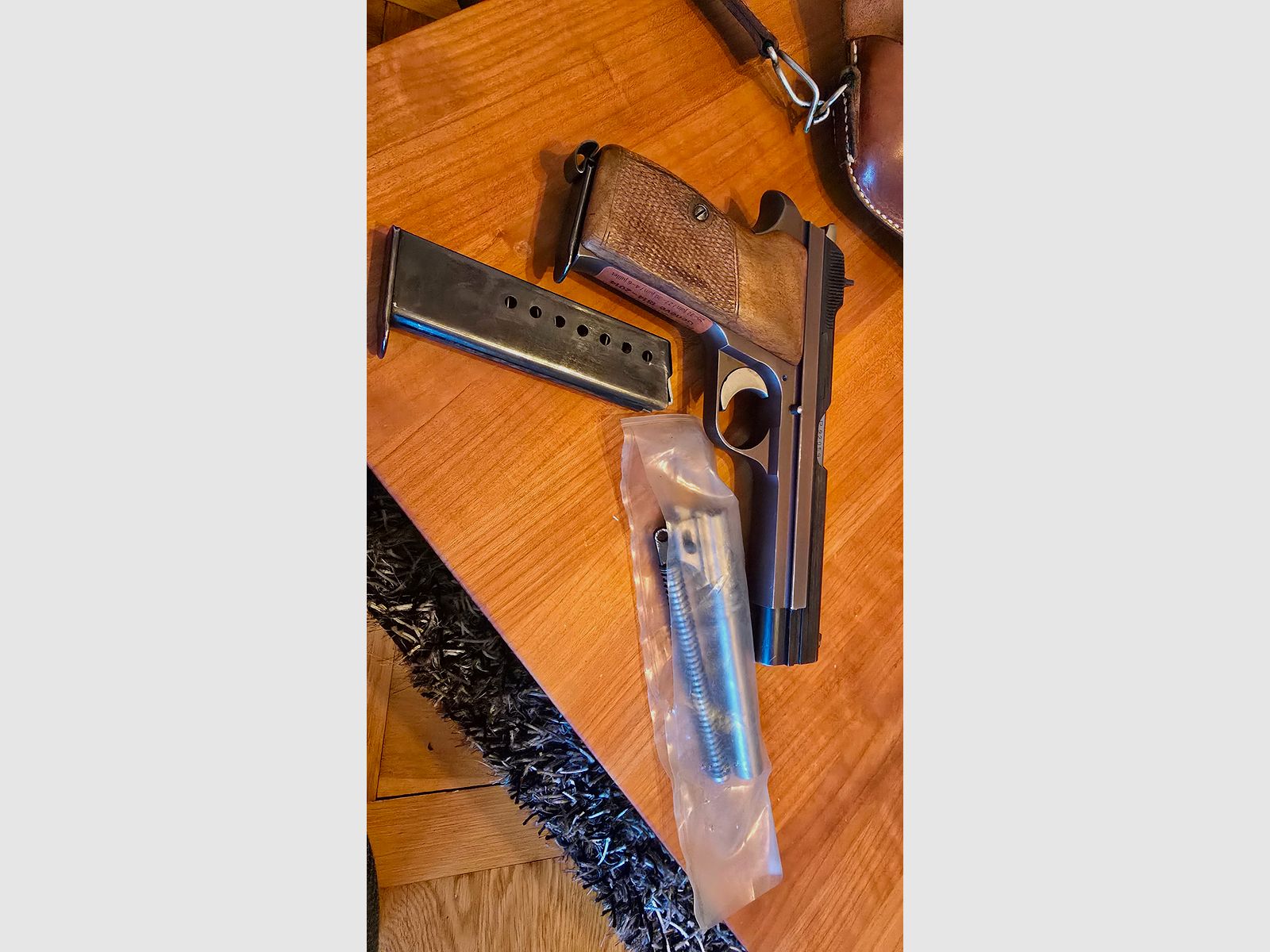 <SIG P210-2 matching number | 9mm + 7.65 interchangeable barrel | Top condition | Collector's item