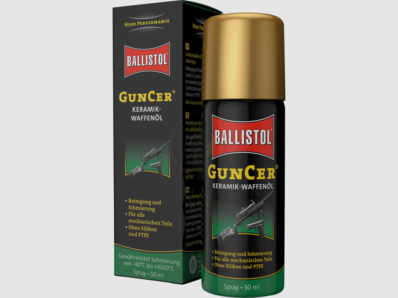 Ballistol GunCer Ceramic Gun Oil Spray 50 ml