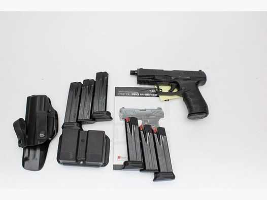 Pistola Walther PPQ Navy SD Cal. 9mm Luger con 7 Caricatori e Fondina 9mmLuger