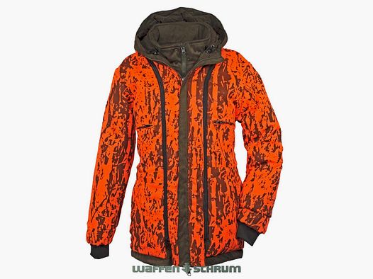 Hubertus Wendejacke Micro Camo Janus  Camo Oliv/ Orange
