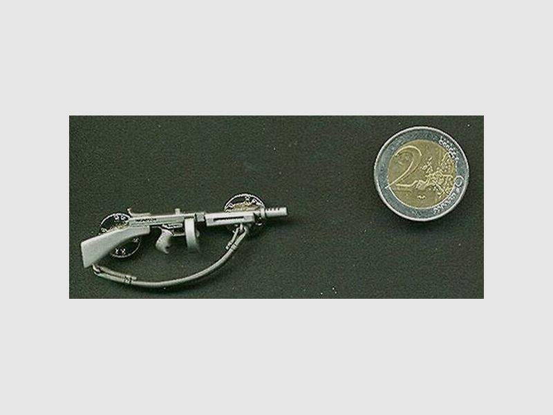 Thomson Maschinenpistole als Metall-Anstecker