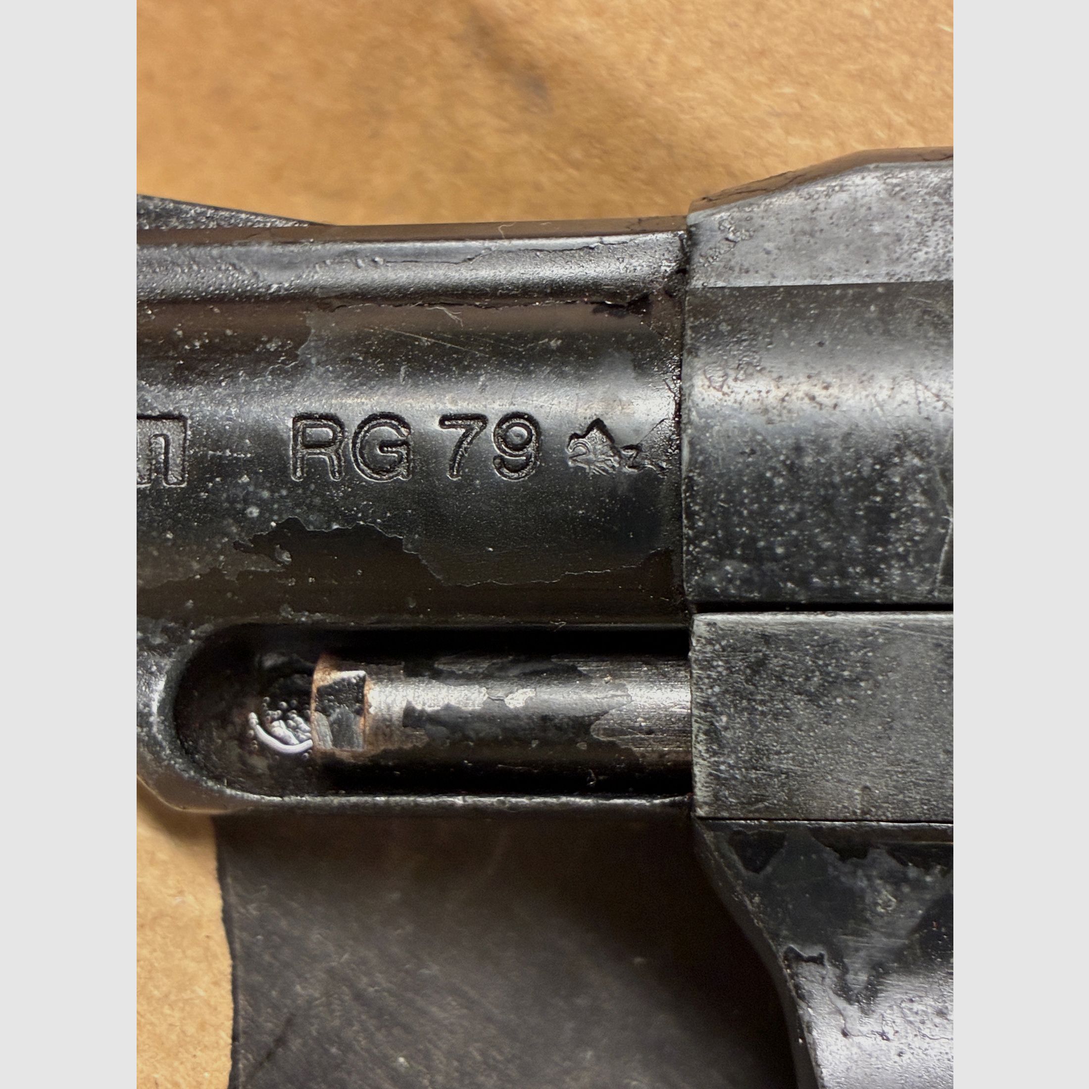 Röhm RG 79 9mm blank cartridge blank firing gas revolver gas pistol W. Germany PTB 341