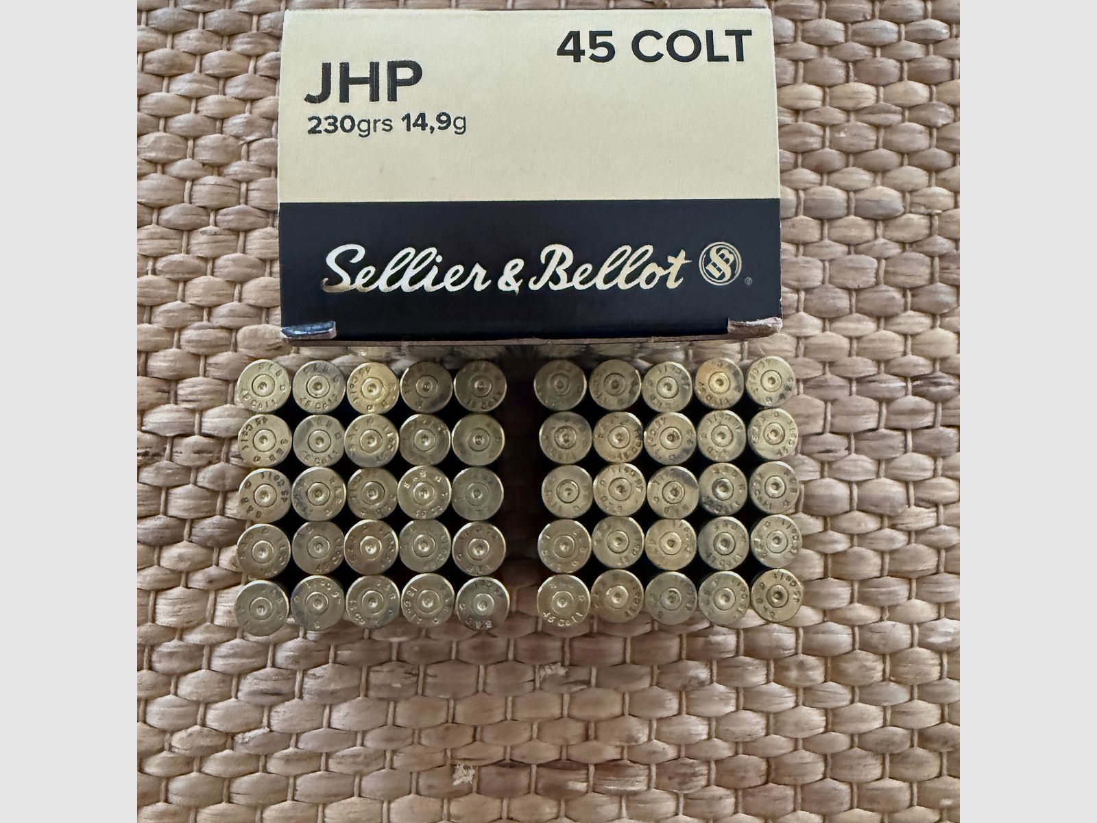 Patronenhülsen  45 Colt Messinghülsen S&B