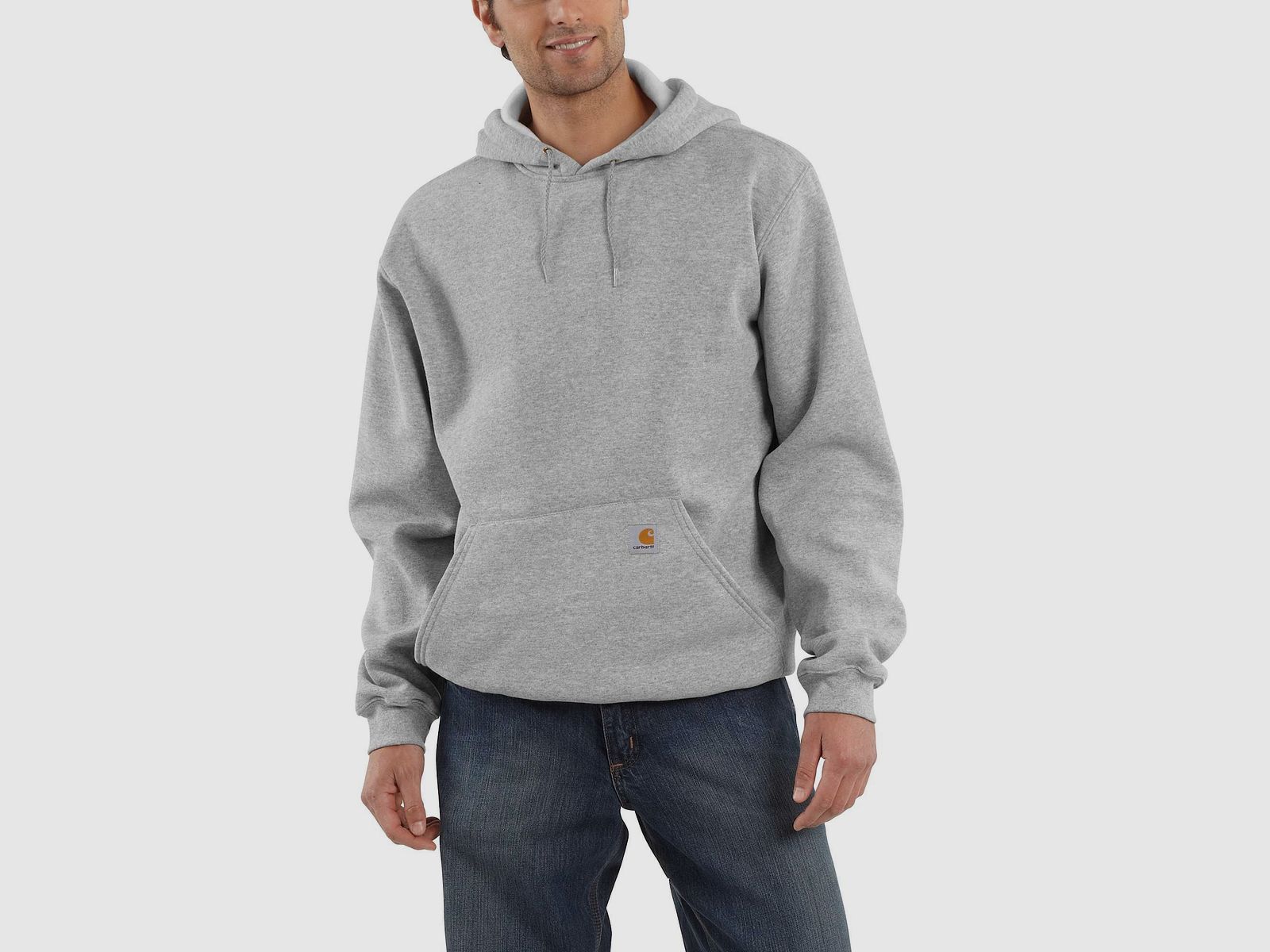 Carhartt Midweight Hoodie Men's Heather Grey L