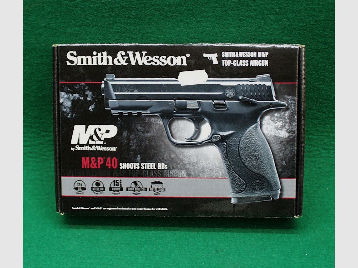 Umarex Smith&Wesson M&P 40, FDE, CO2 Pistool, afbeelding 4 van 4