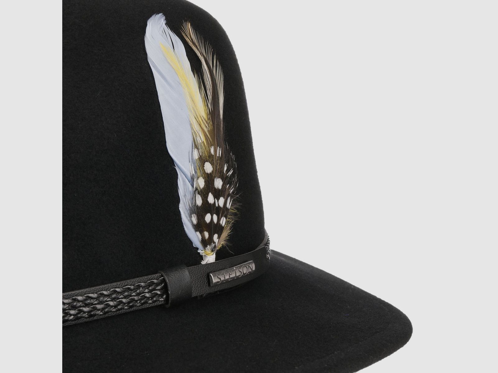 Czapka Stetson Valcosa Vitafelt z nausznikami, czarna, zdjęcie 2 z 4