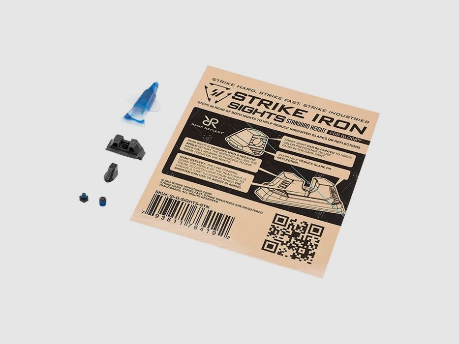 STRIKE INDUSTRIES FOR GLOCK® STRIKE INDUSTRIES STRIKE IRON SIGHT SET, imagen 1 de 4