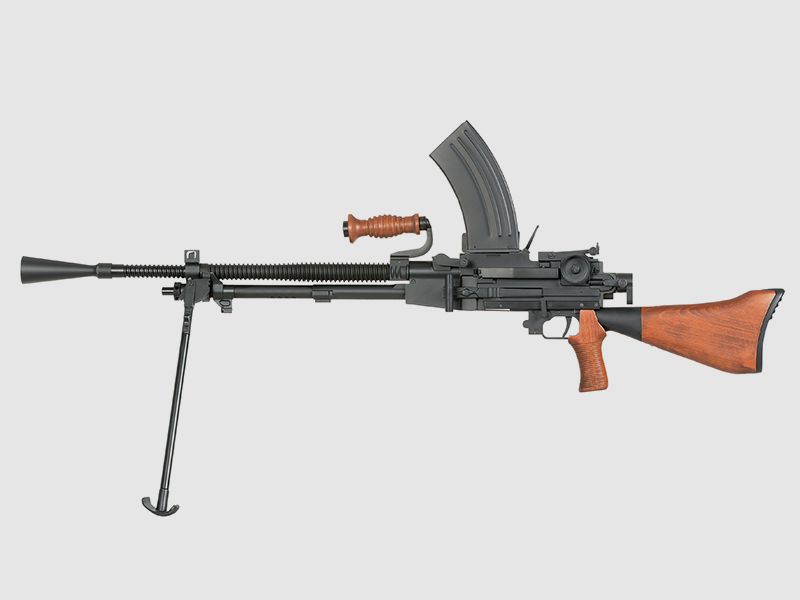 Japan Type 96 MG, max 0,5J AEG, Echtholz, optimierte Drosselung