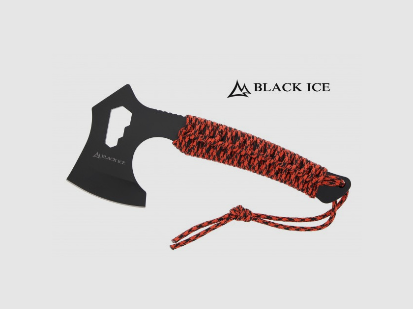 Black Ice Nomad Axt mit Paracord Griffwicklung
