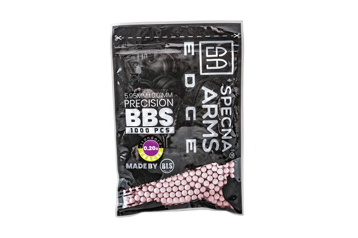 Bolas de airsoft Specna Arms EDGE Tracer 6 mm 0,20 g – 1000 unidades – rojas, imagen 1 de 2