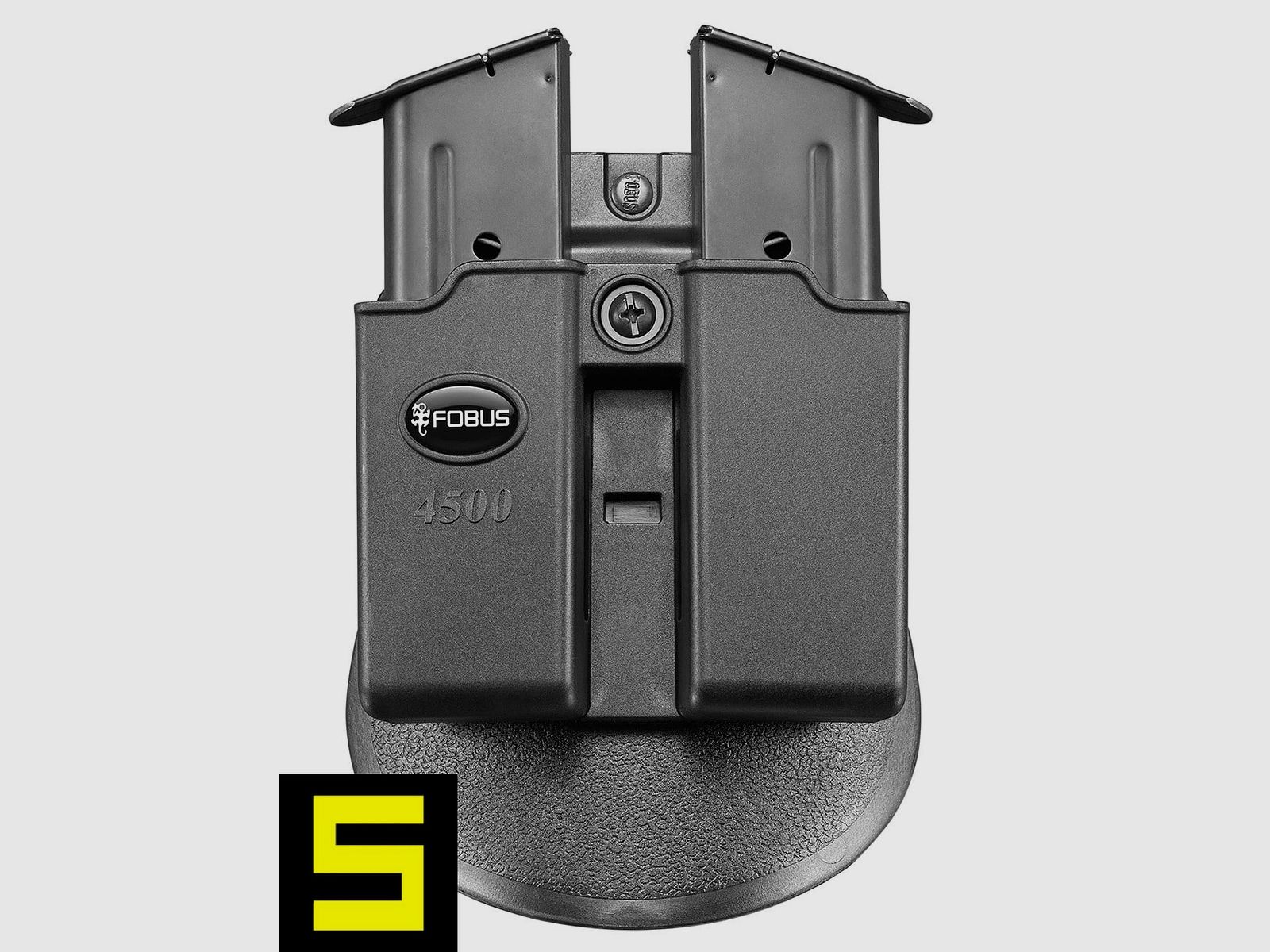 Fobus Paddle Support Double de Chargeurs, Simple Stack, .45cal