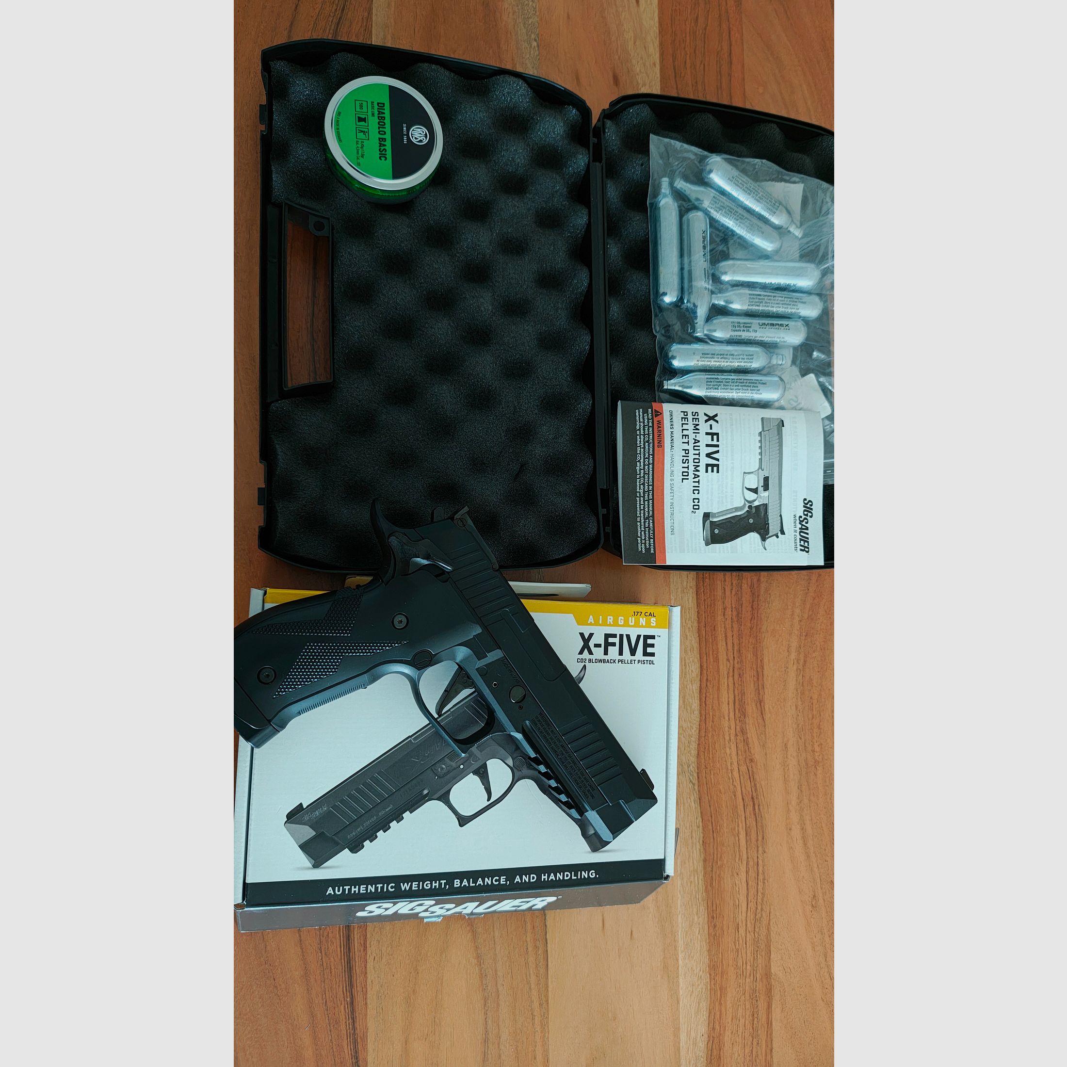 SIG SAUER P 320 X-Five BlowBack CO2 pistolet 4,5 mm