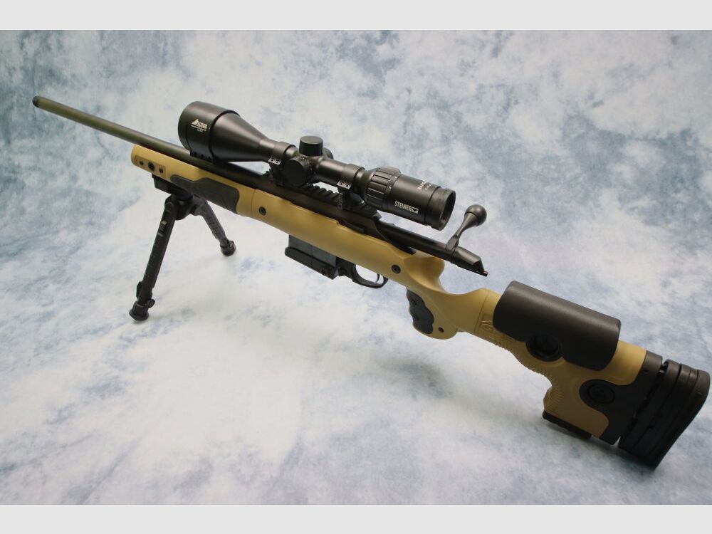 Tikka Komplettangebot T3x GRS Berserk Schaft+Steiner Ranger 4 +Schalldämpfer+Wärmevorsatzgerät Pulsar