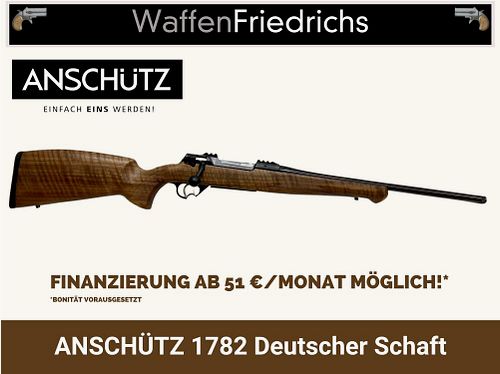 ANSCHÜTZ 1782 Deutscher Schaft | Premium Holzklasse - Waffen Friedrichs
