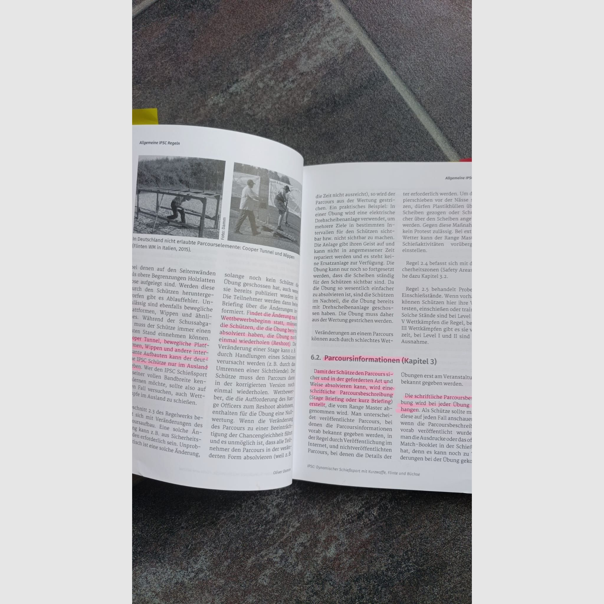 IPSC-Buch, Dynamischer Schießsport mit Kurtwaffe, Flinte und Büchse, Vorbereitung SuRT