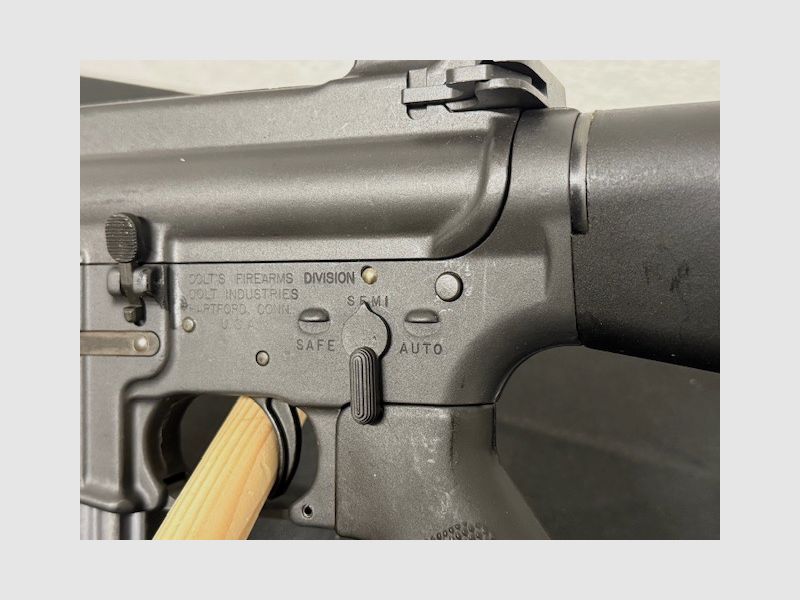 Colt M16 A1 originale, carabina semiautomatica simile all'AR15 calibro .223 molto rara