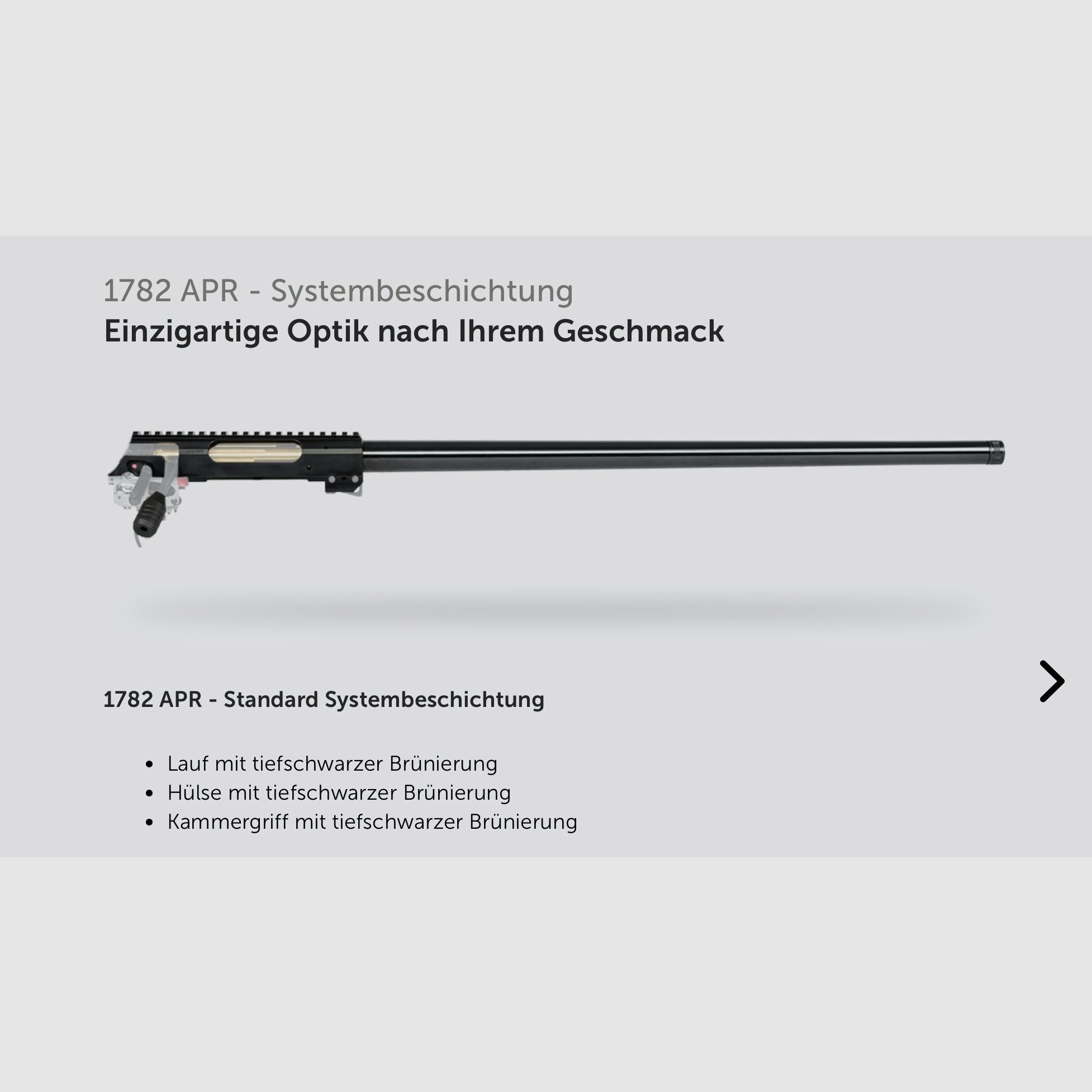 J.G. Anschütz 1782 APR 6,5 Creedmoor Carbon Grey im ACC Premier Chassis von MDT M18x1 660 LL