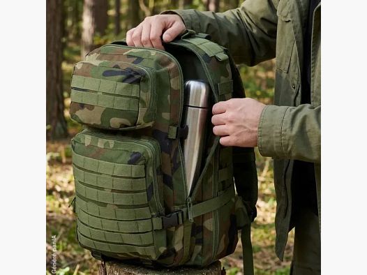 Sac à dos Assault 4 compartiments camo 36L 50 x 30 x 27cm