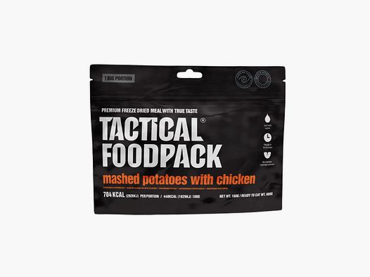 Tactical Foodpack Piatto Principale BIG Purè di Patate con Pollo