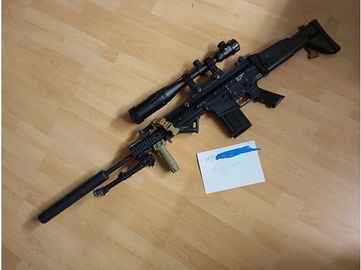 Airsoft Scar MK17 GBB as DMR