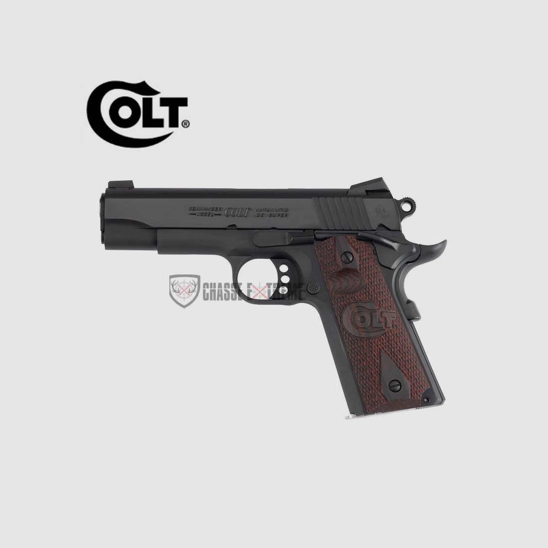 Pistole COLT Combat Commander 4,25" Kal. 38 Super blued