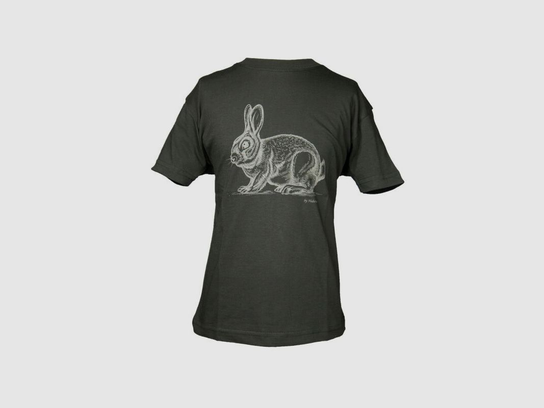 Hubertus Kinder T-Shirt "Kanin" oliv