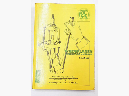 DEVA Buch über das Wiederladen von der DEVA, 2. Auflage