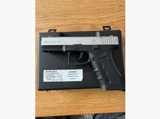 Zoraki 917 Crom/ negro 9mm P.A.K