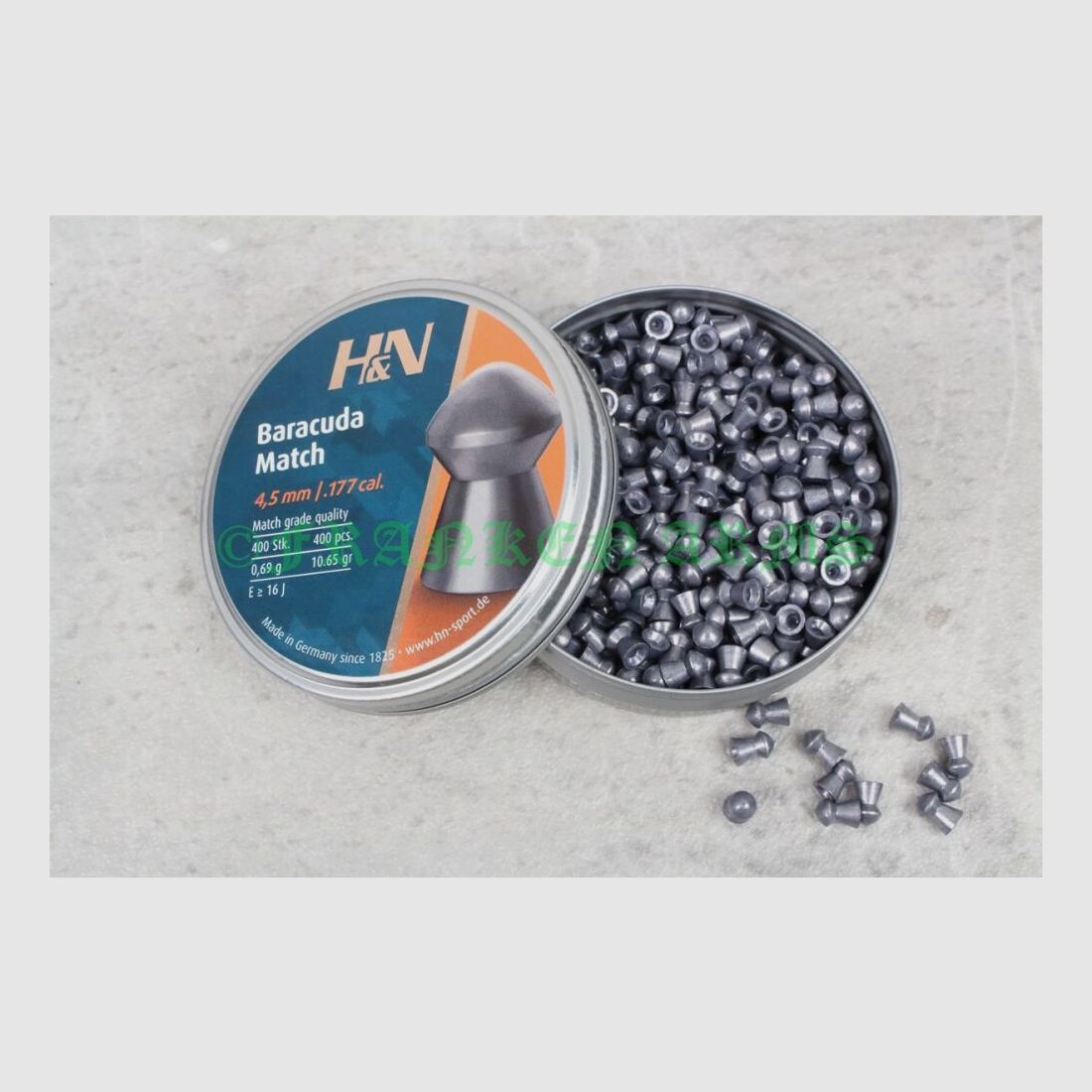 H&N Baracuda Match 4.50mm 400 pieces