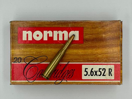 Büchsenpatronen Norma Vollmantel Halbspitz  5,6x52R  4,6g / 71 gr. !!!