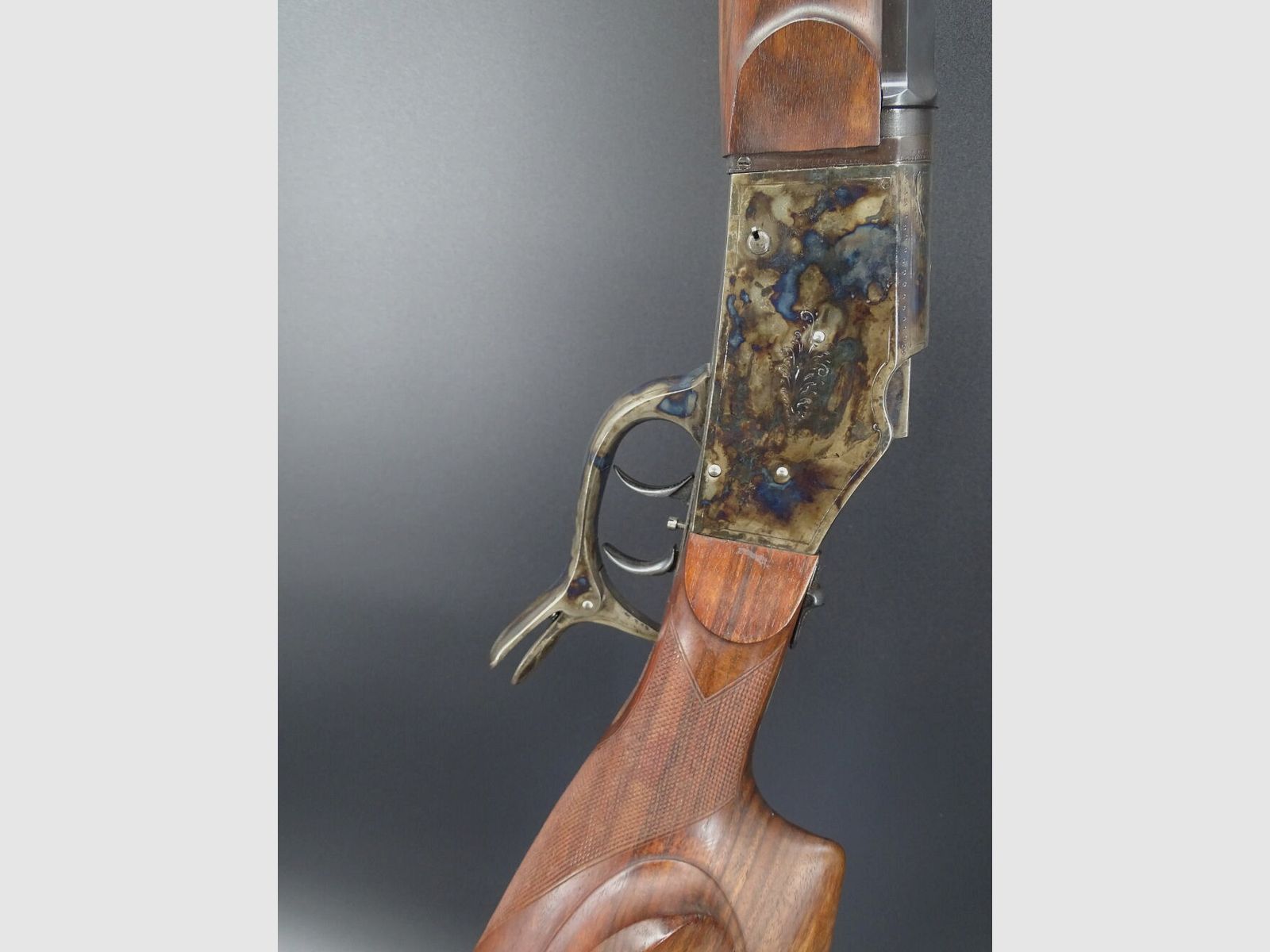 Gerd Adamy Aydt Systeem Schijvenbuks Kaliber 8,15x46R Bj 1998 Aydt Systeem Achkanntloop Stechersysteem