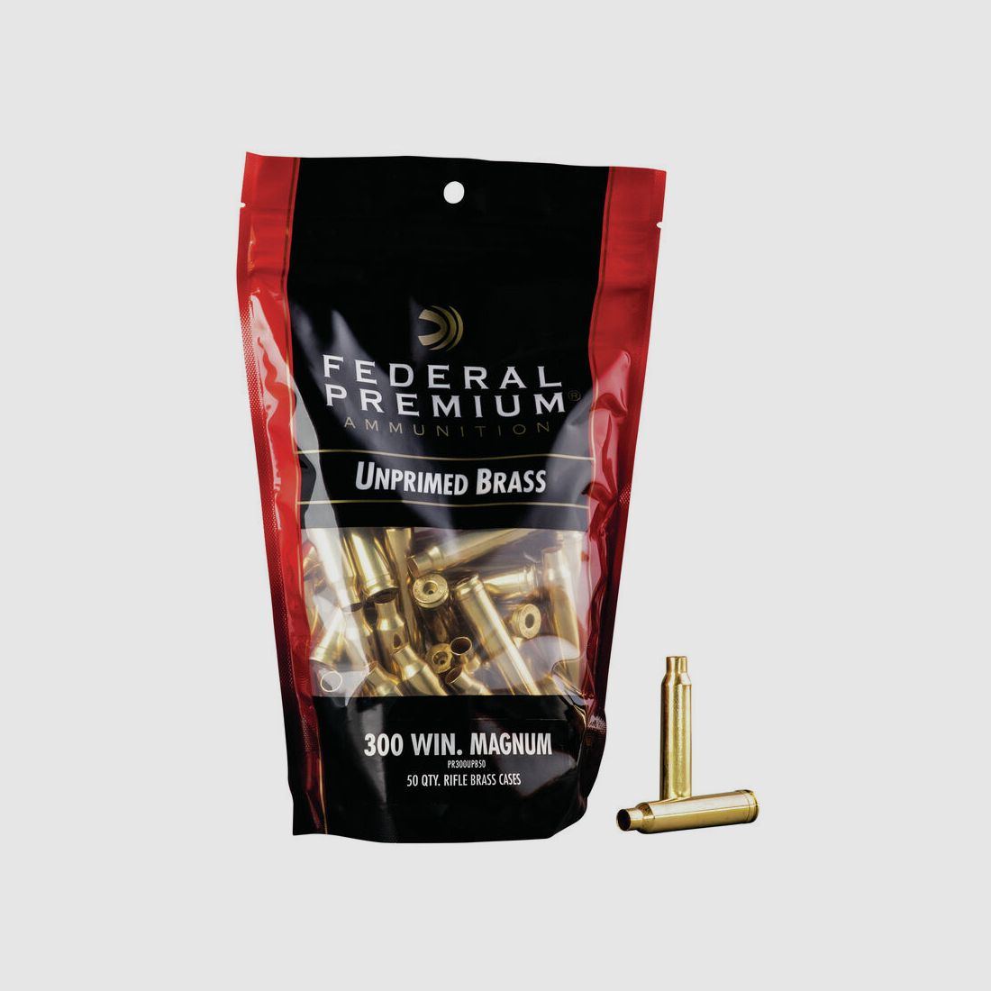 Federal cases .300 Winchester Magnum including Federal primers #215 large Rifle Magnum 50 pieces