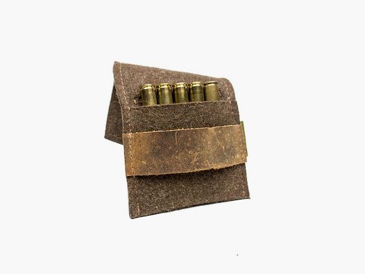 Étui à cartouches en feutre, 5 pièces