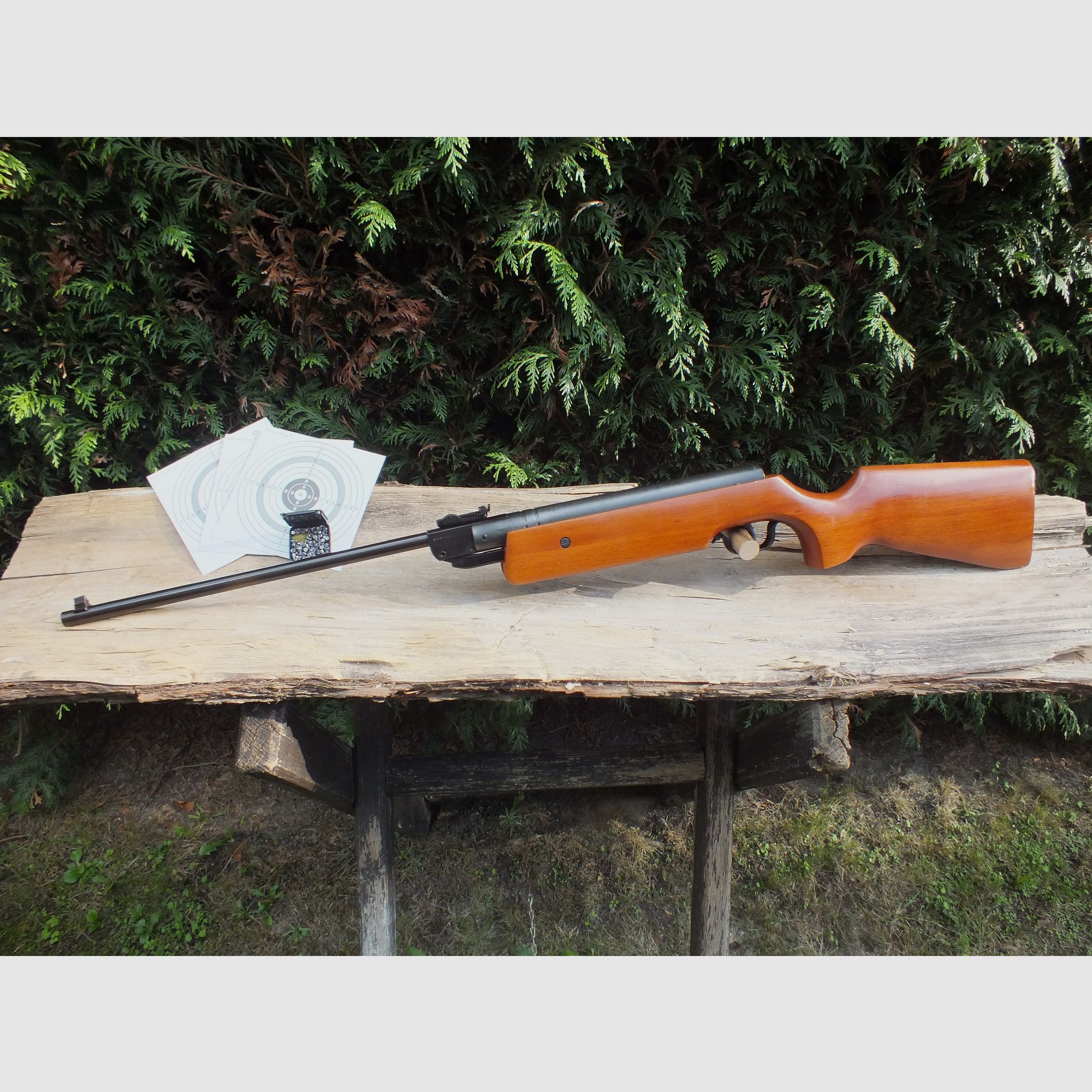 Suhler luchtgeweer Haenel Modell 300- 3 met sportschaft in originele staat., afbeelding 1 van 6